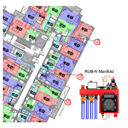 Install & Commission over 400 Apartment Underfloor Heating Units for a Project in London's Caspian Wharf