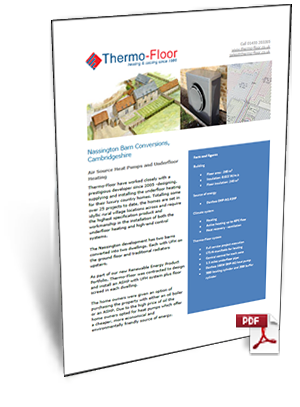 Heat Pumps And Underfloor Heating Barn Conversions