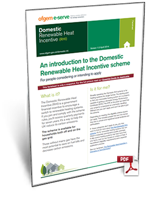 Domestic Renewable Heat Incentive Overview