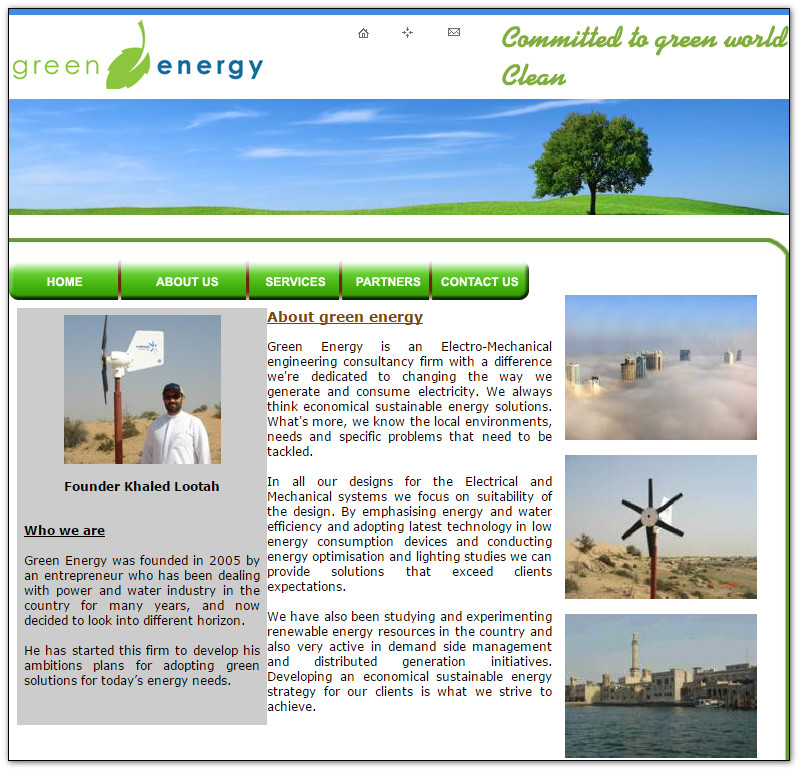 New Agent Appointed In The Middle East - Green Energy