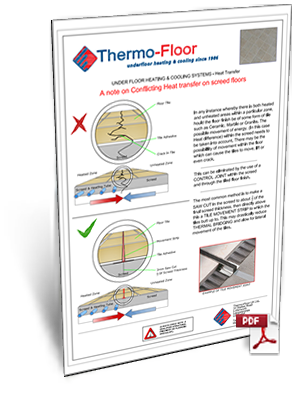 Heat Transfers On Screeded Floors