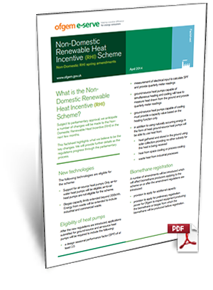 Introduction To The  Non Domestic Renewable Heat Incentive Overview