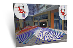 Underfloor Heating & Cooling System - Open Space
